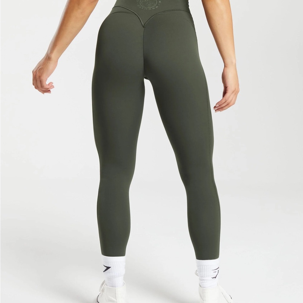 Gymshark Legacy leggings Deep Olive Green size S